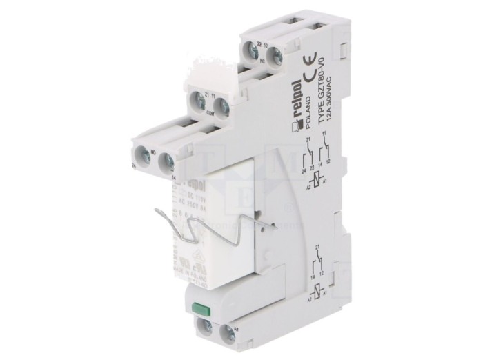 Releu Intermediar DPDT 110VDC 8A