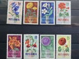 ROMANIA 1964 LP 581 FLORI DE GRADINA SERIE MNH, Nestampilat