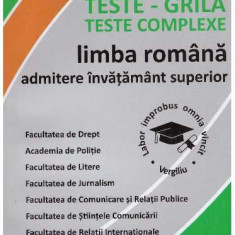 Mariana Badea - Teste-grila - teste complexe limba romana admitere - 127533