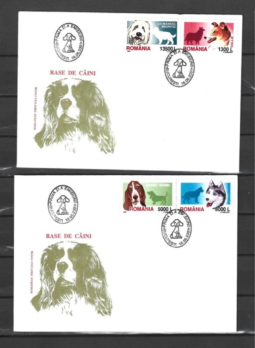 ROMANIA 2001 - RASE DE CAINI, FDC - LP 1551