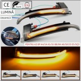 Semnalizari Dinamice Oglinda AUDI B8, A4 S4 2008-2009, A5 S5 2007-2009, A6 S6 2008-2011, A8 S8 2008-2010, Q3 2012-2015