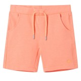 Cumpara ieftin Pantaloni scurți pentru copii cu șnur, portocaliu neon, 116