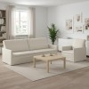 Set de canapea 2 pcs Crem Catifea