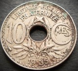 Cumpara ieftin Moneda istorica 10 CENTIMES - FRANTA, anul 1935 * cod 2372