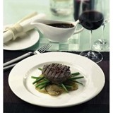 Classic by Dudson: Farfurie intinsa 25.4 cm, culoare crem