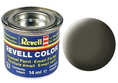 Masliniu NATO mat RAL 7013, vopsea email 14 ml