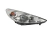 Far PEUGEOT 206+ (2 ), 04.2009-, MAGNETI MARELLI, fata, partea dreapta, tip bec H1+H7; electric; cu motor;, AL Automotive Lighting