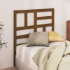 Gossi tablie de pat, maro miere, 96x4x104 cm, lemn masiv de pin