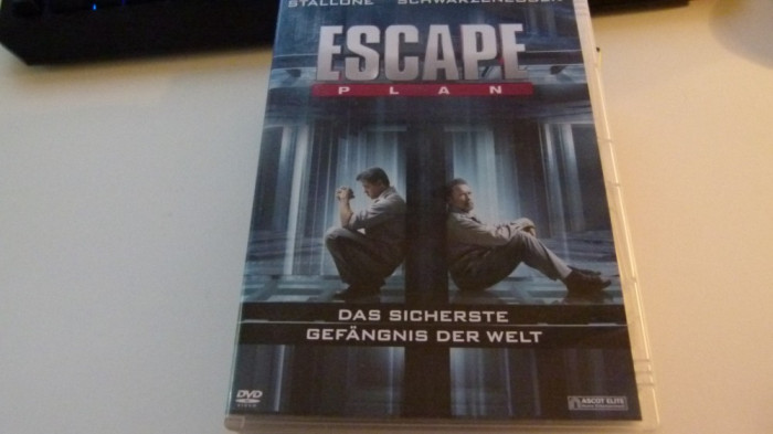 escape plan -stallone, schwarzenegger - dvd-ccc