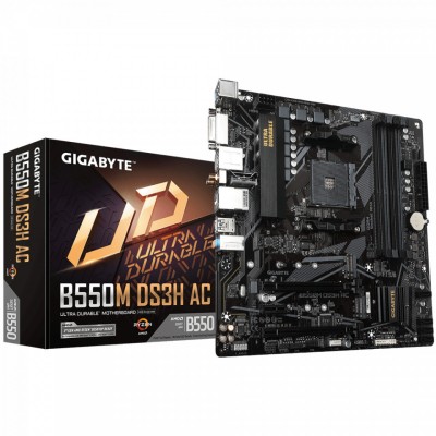Mb gb b550m ds3h ac am4 ddr4 foto