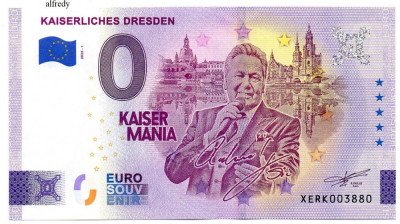 GERMANIA 2023 0 EURO SOUVENIR, Kaiserlichers, Dresda, UNC foto