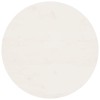 VidaXL Blat de masă, alb, &Oslash;70x2,5 cm, lemn masiv de pin 813655
