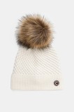 Colmar căciulă din amestec de l&acirc;nă culoarea bej, din tricot gros, 4854E.3XS