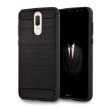 Husa Silicon TPU Carbon Huawei Mate 10 Lite, Negru