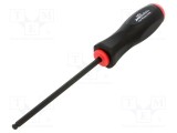 Şurubelniţă imbus sferică HEX 6mm BONDHUS, lungime lamă 137mm