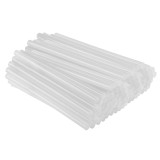 Batoane silicon transparente pentru pistol de lipit 11 mm, set 100 buc