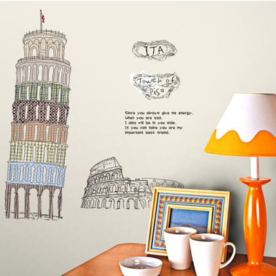Sticker Turnul din Pisa foto