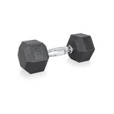 Gantera hexagonala inSPORTline Hexclusive 8 kg, maner antiderapant