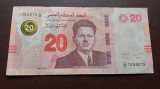TUNISIA -20 dinars 2017