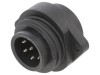 Conector circular RD24 250V 7 pini soclu tată lipire
