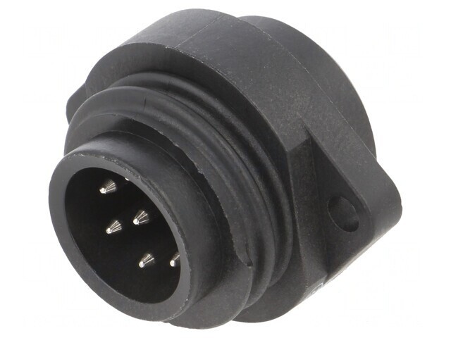 Conector circular RD24 250V 7 pini soclu tată lipire