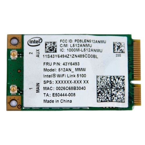 128.Modul/Placa retea wifi wireless wifi laptop PD9LEN512ANMU