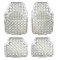 Covorase Auto Universale, model Diamond, culoare Crom Argintiu