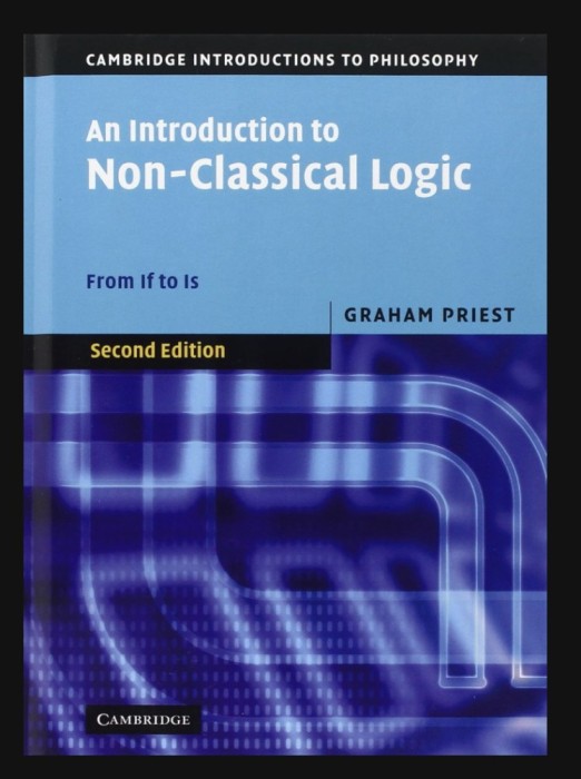 An introduction to non-classical logic From if to is / Graham Priest Cambridge 600p