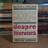 AUGUST WILHELM - DESPRE LITERATURA , UNIVERS , 1983 *