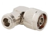 Adaptor N tată-N mamă cu izolaţie PTFE 50&Omega; aluminiu 11GHz