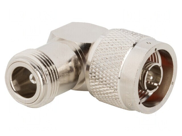 Adaptor N tată-N mamă cu izolaţie PTFE 50&Omega; aluminiu 11GHz