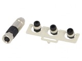 Conector M8 Mamă 3 Pin Drept pe Cablu 4A 32V IP65 IP67