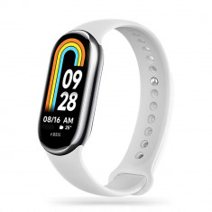 Curea Tech-Protect Iconband pentru Xiaomi Smart Band 8/8 NFC Alb