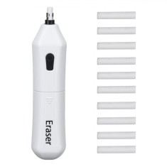 Radieră Electrică, Eraser, 10 Rezerve, Alb