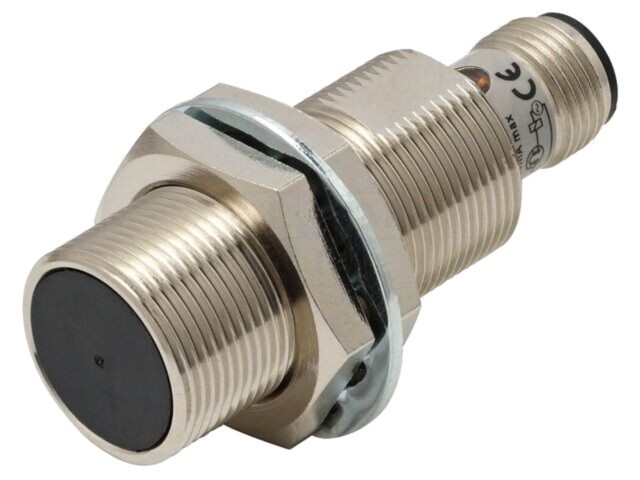 Senzor inductiv OMRON E2E Next M12 0-5mm 24-240V AC IP67 NO cu 2 cabluri