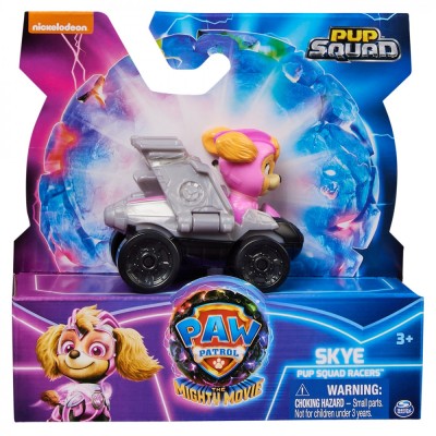 PATRULA CATELUSILOR PUP SQUAD RACERS VEHICUL METALIC SKYE SCARA 1:55 SuperHeroes ToysZone foto