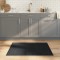 Gossi covor dreptunghiular, gri, 80x100 cm, bambus