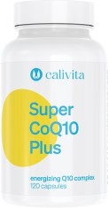 Super CoQ10 Plus Complex de Coenzima Q10 Supliment Alimentar cu Betacaroten, Vitamina E si Seleniu (120 capsule) - Calivita