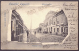 4658 - LUGOJ, Timis, street stores, Litho, Romania - old postcard - used - 1902, Circulata, Printata