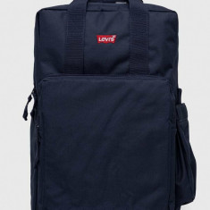 Levi's rucsac culoarea albastru marin, mare, neted