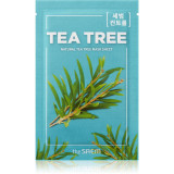 Cumpara ieftin The Saem Natural Mask Sheet Tea Tree masca de celule cu efect de curatare si reimprospatare 21 ml