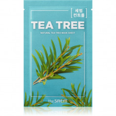 The Saem Natural Mask Sheet Tea Tree masca de celule cu efect de curatare si reimprospatare 21 ml