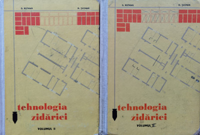 Tehnologia Zidariei Vol. 1-2 - D. Rotman ,556146 foto