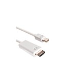 Cablu Mini DisplayPort la HDMI tata-Lungime 3 Metri-Culoare Alb, Oem