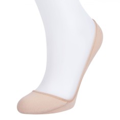 șosete Dama, Balerini, Bej, Mărime Unică, Pernuțe Gel