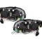 Set 2 faruri Dectane DRL look compatibil cu Audi A4 B7 04-08, drl optic, black