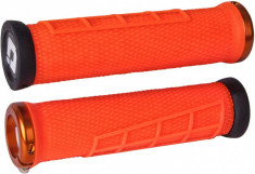 Mansoane ODI MTB grips Elite Flow Lock On 2.1 orange foto