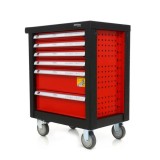 Dulap scule complet echipat cu 263 piese, pe roti, 6 sertare, Kraft