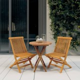 Cumpara ieftin Set mobilier grădină, 3 piese, lemn masiv de tec