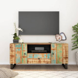 VidaXL Dulap TV, 105x33,5x46 cm, lemn masiv reciclat&amp;lemn prelucrat